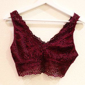 Wine Colored Bralet
